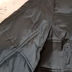 Gap VINTAGE Y2K  FAUX FUR TRIM HOOD PUFFER COAT BLACK S 2006 Photo 4