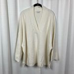 J.Jill Sleep White Cream Boucle Sweater Knit Short Sleeve Top Sz.3X Photo 1