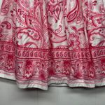 Worth Floral Skirt Womens 0 Cotton Paisley Fairy Boho Cottage Festival Prairie Pink Photo 7