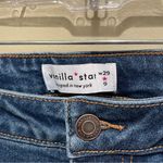 Vanilla Star Jeans Vanilla Star Seam Back Flare Distressed Blue Jeans Womens Junior Size 9 W29 Photo 6