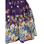 Requirements  Vintage-Inspired Purple Floral Skirt  Boho Hawaiian Aesthetic Women Photo 5