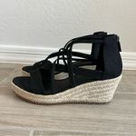 Eileen Fisher NEW Wanda Wedge Espadrille Sandal Black Women's Sz 9.5 MSRP $195 Photo 9