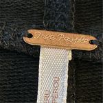 Free People  Queen of Hearts Hooded Tunic Black Long Sleeve S Photo 5