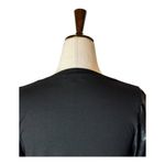 Another Love Shirt Women XS Black Faux Leather Puff Short Sleeve Melrose Top Photo 4