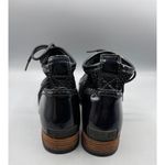 Sorel  Womens Boots 7 Major Lace Mesh Black Ankle Patent Leather‎ Photo 2
