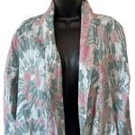 Bellambra Tie Dye Linen Blazer Blue Size M Photo 1