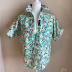 Columbia VTG 80s  Fly Fishing Button Down Short Sleeve Shirt Made in USA Photo 0