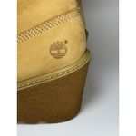 Timberland Women's Amston Wedge High Heel Wheat Suede Leather Boots SIZE 9 Photo 15