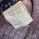 Ethereal Panther Vintage 70s Purple Hippie Dreamy Whimsical Floral Button Top Photo 9