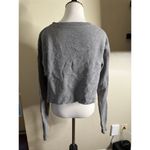 Urban Outfitters Grey alien long sleeve cropped sweater Photo 5