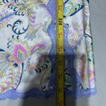 Victoria's Secret Silky Nightgown Paisley Floral Print Small Sleepwear Nighty Photo 7