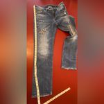 Silver Jeans  Avery Slim Women’s  W31 L29 Bedazzled Distressed Denim Bling casual Photo 6