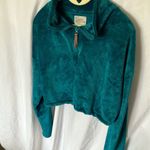 Urban Outfitters : Teal Fleece Pullover- Cropped- Boxy- S Photo 12