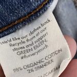 Eileen Fisher ORGANIC COTTON STRETCH DENIM SKINNY BLUE JEANS SZ 4 Photo 5