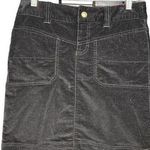 Athleta  Black Washed Velvet Skirt Size 4 Photo 0