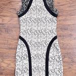 Parker • Jagger Mini Dress bodycon lace print cocktail black cream sheath Photo 10