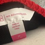 No Boundaries  Festive Reindeer Sweater - Black, Red, Green Photo 1
