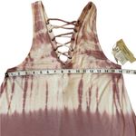 Ocean Drive  Coverup Pink Tie Dye Corset Laced Racer Back Sleeveless Small NWT Photo 7