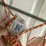 Princess Polly  Orange Floral Mini Dress Rayon Size 6 Photo 3