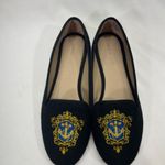 Charter Club FEMMIIE WOOL LOAFER W/EMBROIDERED CREST WOMES 9M BLACK PREOWNED Photo 5