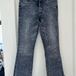 MOTHER The Insider Crop Step Fray in Train Stops Size 25 EUC Gray Photo 3