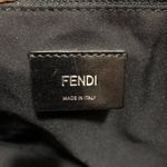 Fendi Vitello black Monster Yellow Eyes Nylon Tote Photo 5