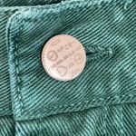 Bongo Vintage  Jeans Green Juniors Size 3 Tapered Leg Retro 90s Ankh‎ Peace Love Photo 10