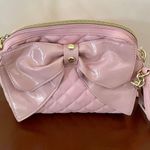 Betsey Johnson Betsy Johnson Pink Bow Crossbody Bag Photo 0