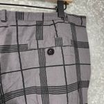 SheIn Women's Gray Plaid Straight Leg Lightweight Pants - Size Large - Emo Rock Photo 5