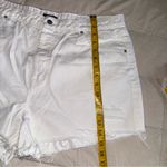 Wild Fable White Jean Shorts Distressed Hem Photo 5