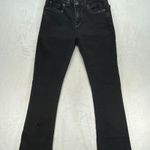 Western Blue Black Jeans Bootcut Rhinestone Embellished Denim Jeans Sz 26 Photo 0