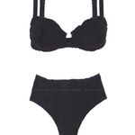 ViX by Paula Hermanny Women's Black Scales Nissi Bikini Top, Size Small, $128 Photo 3