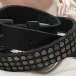 Gap Black Leather Belt With Studs Photo 0