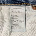 & Other Stories & Other Stories High Rise Straight Leg Raw Hem Cropped Jeans Medium Wash Size 24 Photo 12