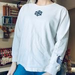 Disney Vintage ’s Winnie the Pooh Eeyore Snowflake Long Sleeve Winter T Shirt Photo 2