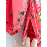 Cara Cara | Sip Sip Dress in Botanical Allover Coral | Sz XS Pink Photo 4