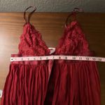Victoria's Secret  Red Lace Babydoll Chemise Slip Nightgown Size S Photo 3