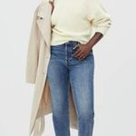 Everlane The Texture Cotton Crew Neck Sweater Chunky Knit Beige XXS Photo 1