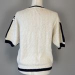 Eagle Eye 80s Vintage Nautical Sailing Short Sleeve Button Cardigan Size M Knit Size M Photo 5