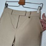 St. John Sport beige cotton gauze woven bootcut dress pants size 4 old money Photo 3