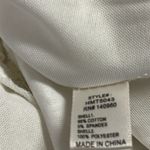 Haute Monde  Lace Overlay Peplum Sleeveless Top Cutout Midriff Zip Back Medium Photo 13