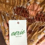 Aerie Yellow & Orange Patterned Maxi Dress With Braided Halter Neck Size XXS NWT Photo 2