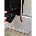 JOE B by Joe Benbasset Size Medium Y2K Crushed Velvet Black & Pink Track Pants Photo 3