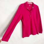 Puma Activewear Fuchsia Pink Long Sleeve Pullover Size Large Photo 4