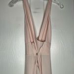 Forever 21 Sz M Pink Blush Sleeveless Maxi Dress Cross Back Photo 7