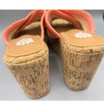 Yellow Box  Sz 7 Sandals Rainbow Crochet Wedge Platform  Cork  Open Toe Photo 3