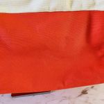 Tory Burch Ivory Pink Red Color Block Canvas Tote Bag Photo 3