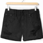 Gap  Sexy Boyfriend Black Jean Shorts Photo 4