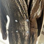 Escada Blazer Womens Size 38 Black Speckled Velvet Velour Jacket Cotton Germany Photo 3