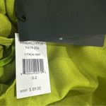 Kendall + Kylie  Cobain Dress‎ Citron Green Cut Out Asymmetric Hem Size 0-2 Photo 9